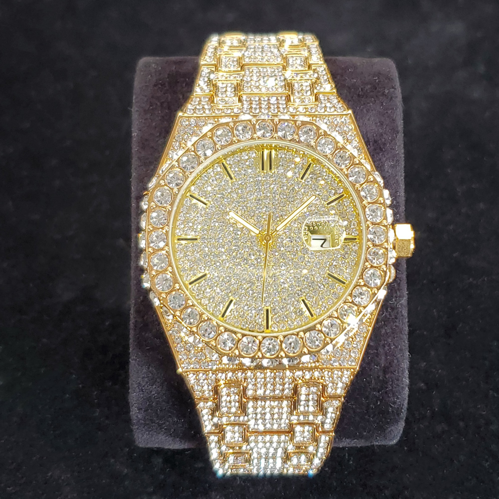 Luxury Watch Iceberg - ساعات ذهبية ماسية فاخرة للرجال من