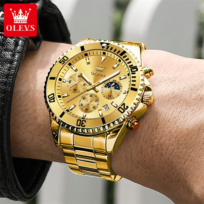 OLEVS مشاهدة الرجال العلامة ال - مراجعة Luxury Watch Magazine وسعره
