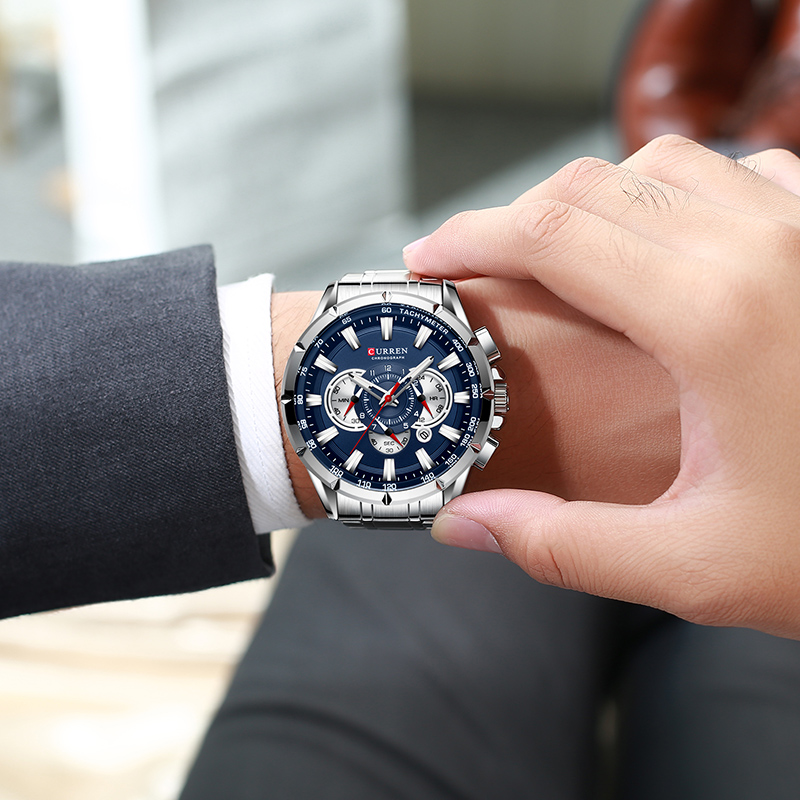 CURREN ساعة معصم الرجال مقاوم  - مراجعة Luxury Watch Magazine وسعره